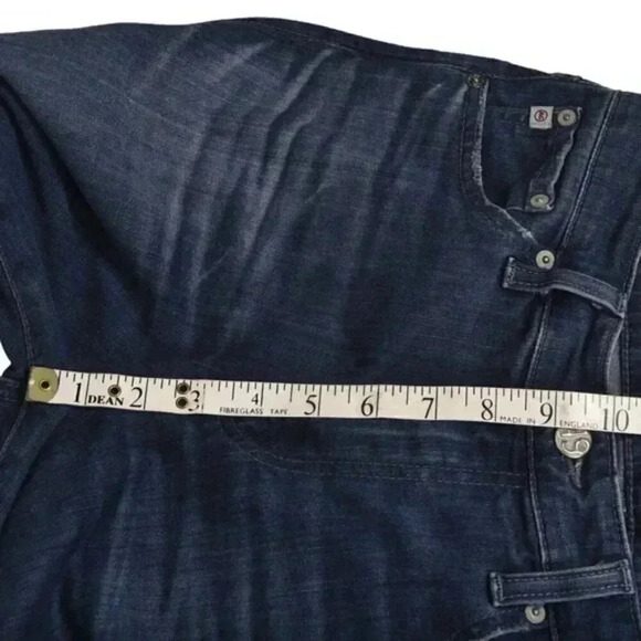 AG Adriano Goldschmied The Farrah  Skinny Crop High Rise Blue Size 27 - Picture 13 of 15